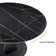 Modern Round Extendable Dining Table With Black Base