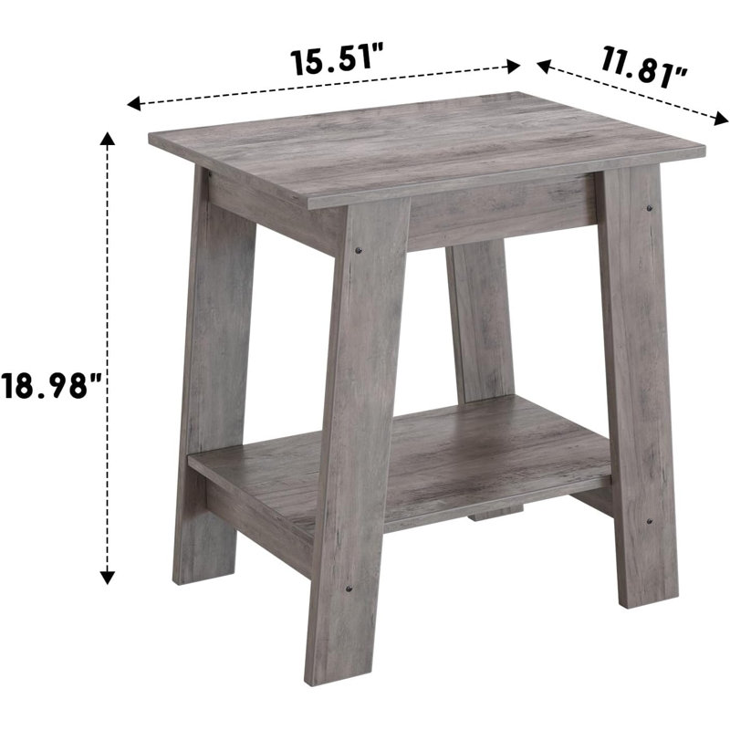 End Table, Grey