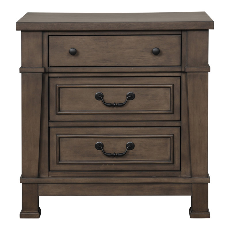 Espada 3-Drawer Nightstand