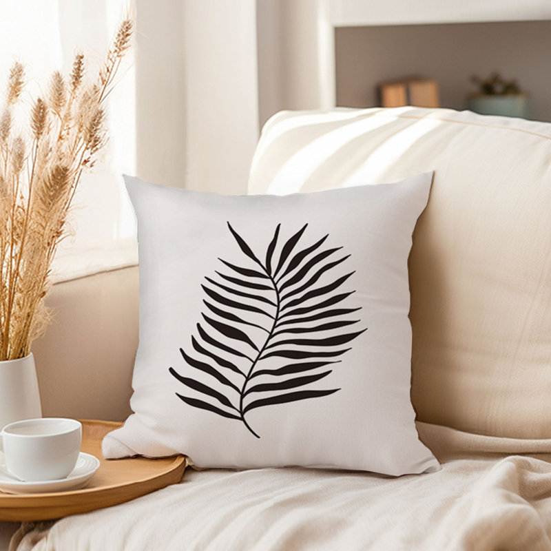 Botanical The Black Leaf Botanicals Leaf Bohemian, 20" x 20"