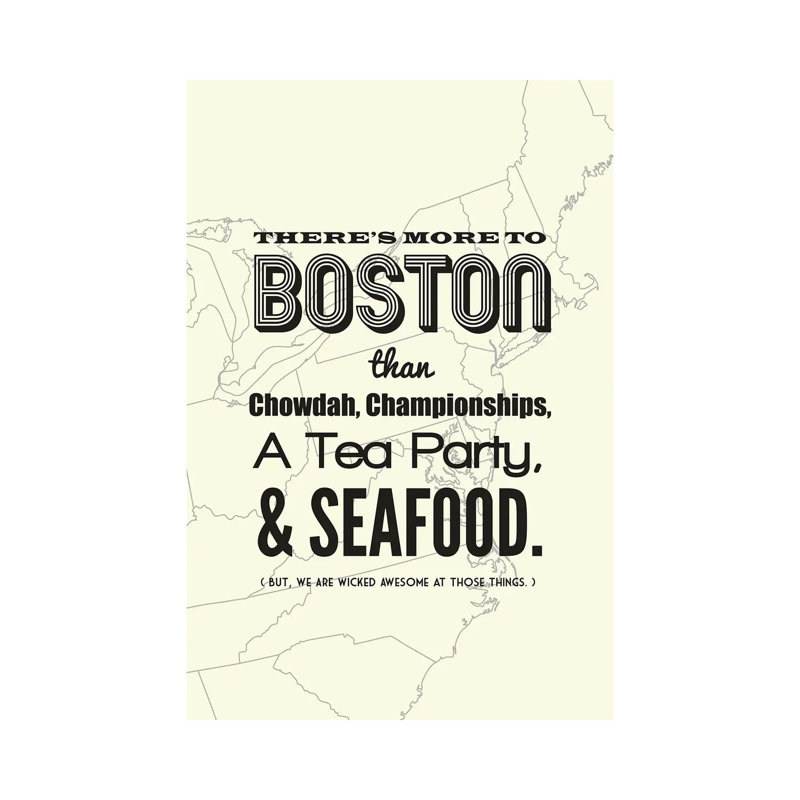 More To Boston - Light by Benton Park Prints - Wrapped Canvas Print, 20.32 cm H x 30.48 cm W