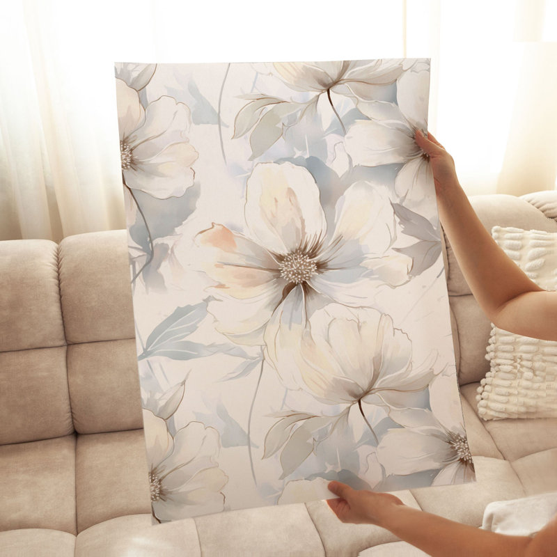 Floral Floral Myst V, reproduction d'art moderne sans cadre, H 36 po x l 24 po