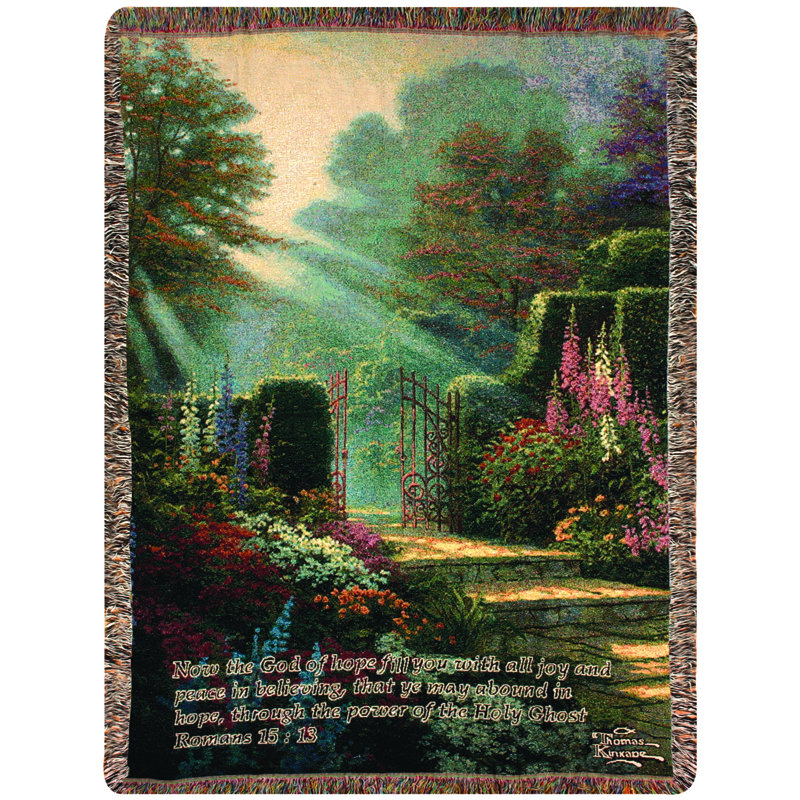 Jeté manuel tissé à la main 100% coton vert 50 x 60 pouces
