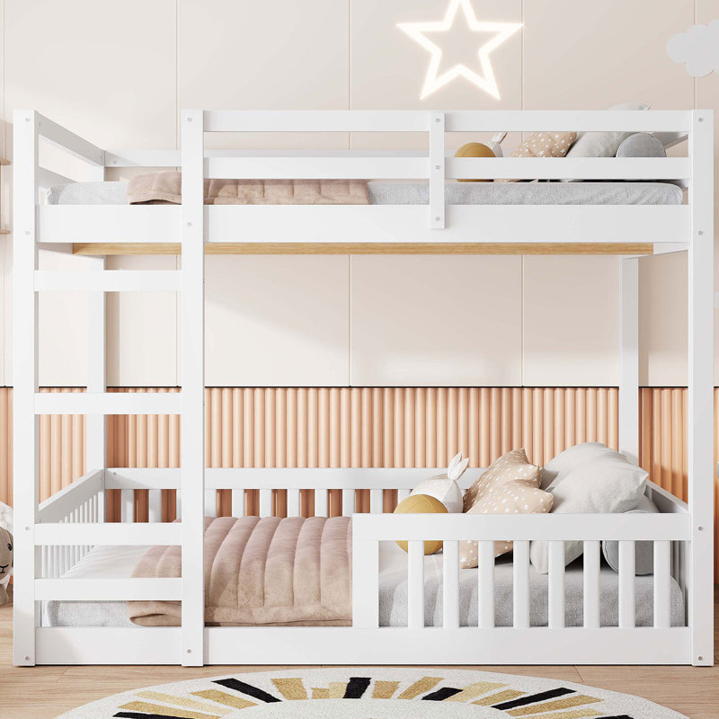 Full Over Full Bunk Bed, White
