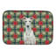 Tapis de séchage White Greyhound Christmas PoinsettIas