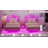 Velvet Upholstered Platform Bed With Led Lights And Charging Station, Princess Bed Frame With Led Lights Headboard,guardrail,crystal Button, No Box Spring Needed-1849936028-1849936026