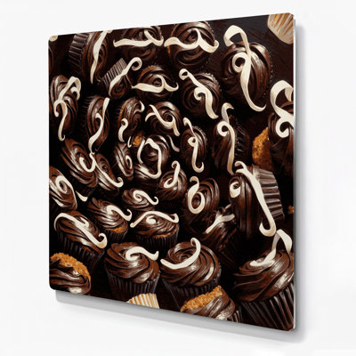 Desserts Hostess cupcakes Black Metal Wall Art