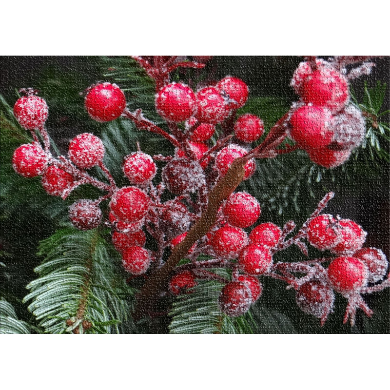 Tapis rouge Berries, Rectangle 5 pi x 7 pi