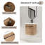Meuble-lavabo simple 18 po avec comptoir en céramique-2003101843