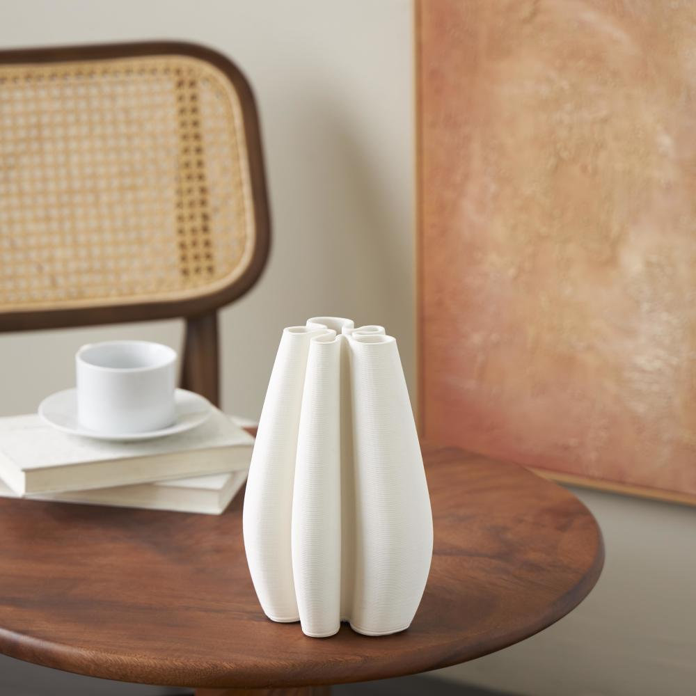 Bonnie Ceramic Table Vase, 9.3" H x 6.2" W x 6.2" D