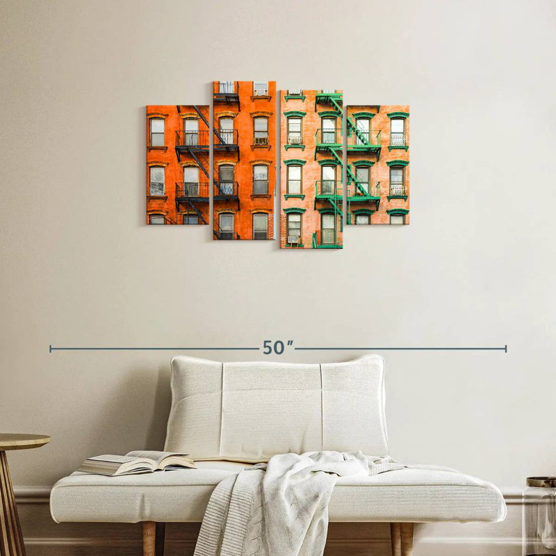Lilie NYC Fire Escapes, H 22 po x l 36 po
