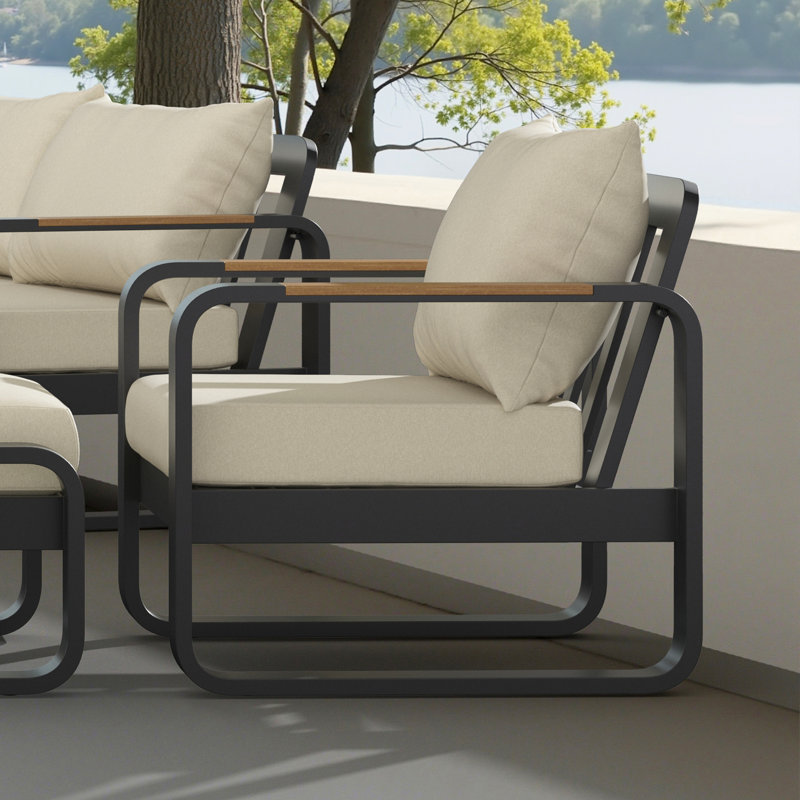 Andes Club Chairs (Set Of 2) - Olefin Linen
