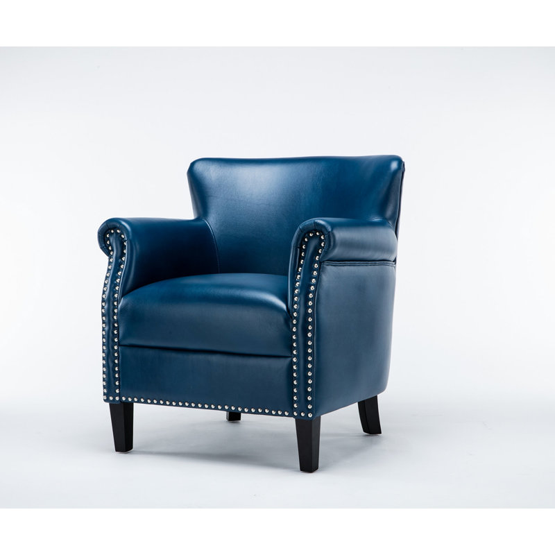 Fauteuil club bleu marine Hadley, Marine