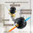 Modern 2-Function Shower System With Rainfall Head & 3-Mode Handheld，Adjustable Slide Bar