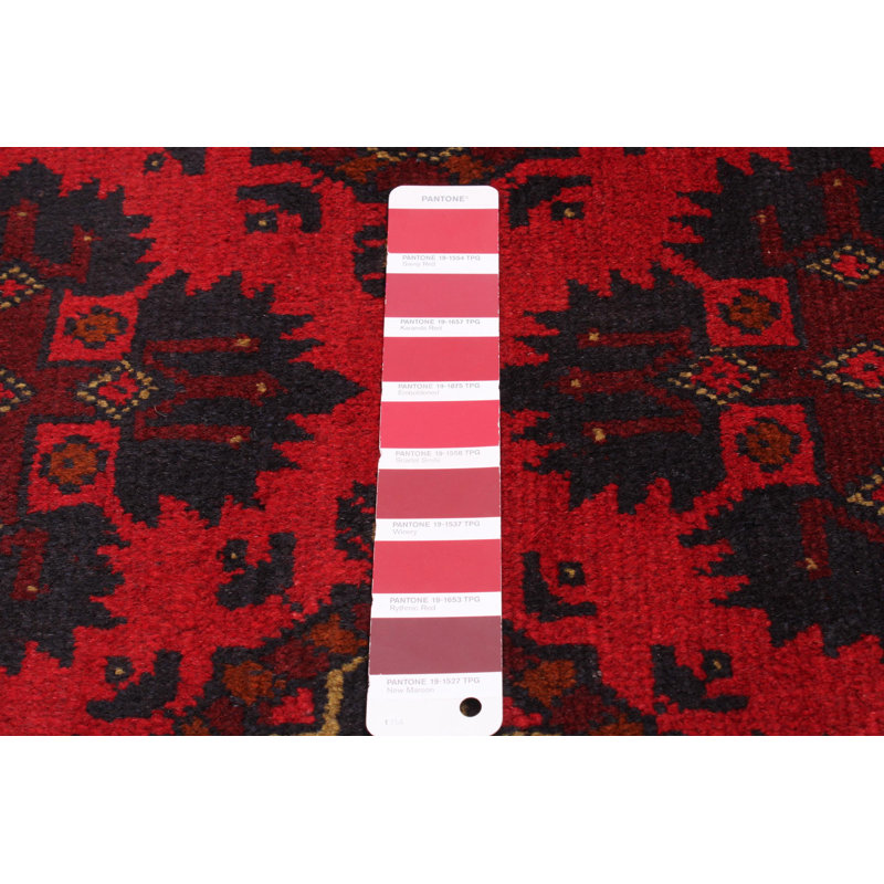 Tapis unique en laine noué à la main 6 pi 7 po x 9 pi 8 po nouvel âge Karlsruhe