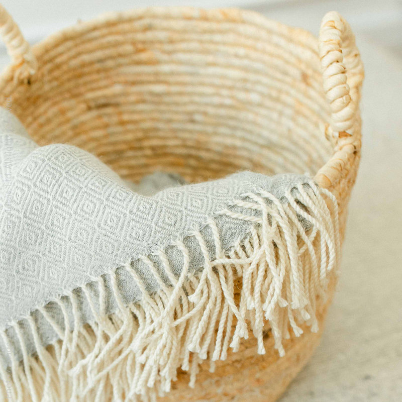 Beachcrest Home™ Crumrine Wicker Basket, Medium