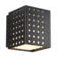 Astoria 5-in Black dimmable LED Wall Sconce-2035209943