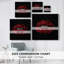 Glam Kiss I sur impression sur toile-1051459861