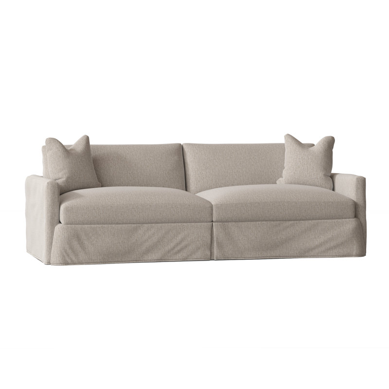 Canapé Hartig, Tissage natté lin Drusky Sustain®