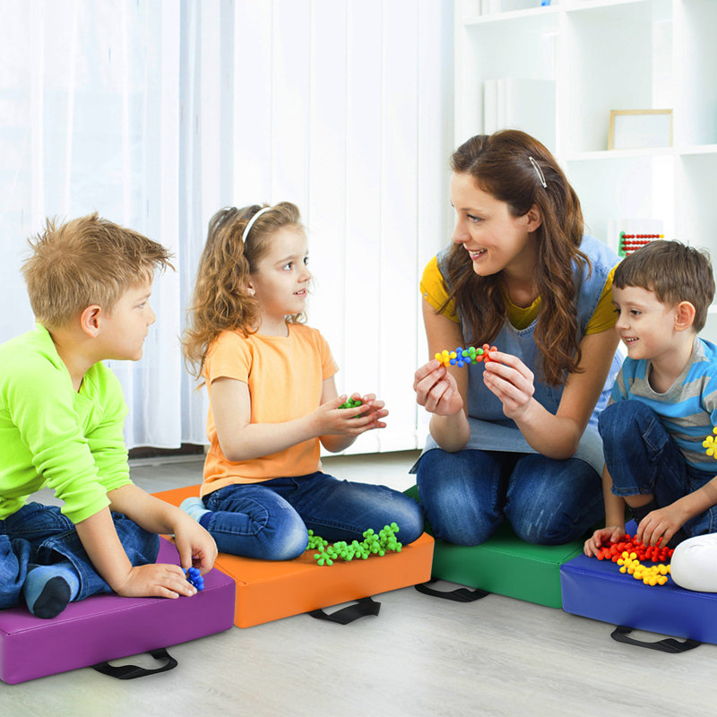 Coussin de sol carré en mousse pour tout-petits pour enfants
