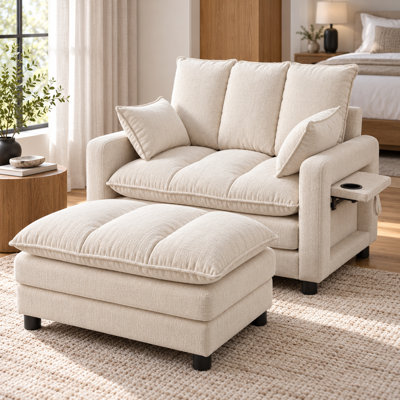 Upholstered 42.52 " Chenille Sofa