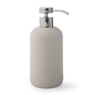 Ribbed Ceramic Soap Dispenser - For Light Sleepers