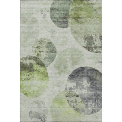 Premium Machine Washable Mayfield AMF2346 Abstract Rug