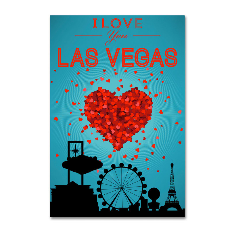 «Kadey Las Vegas», impression sur toile, H 47 po x l 30 po x P 2 po