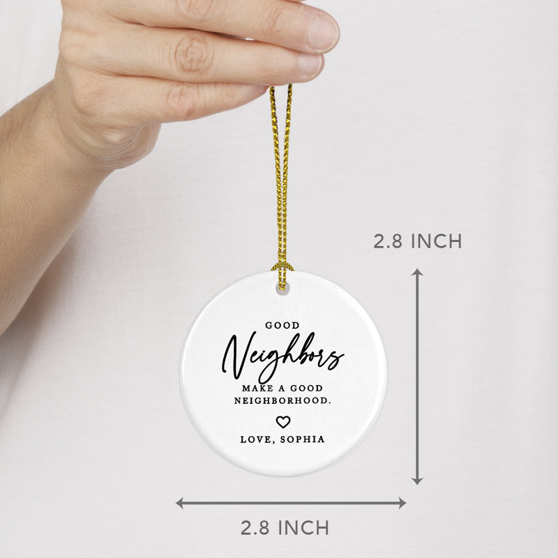 0.1'' Holiday Shaped Ornament, Yes