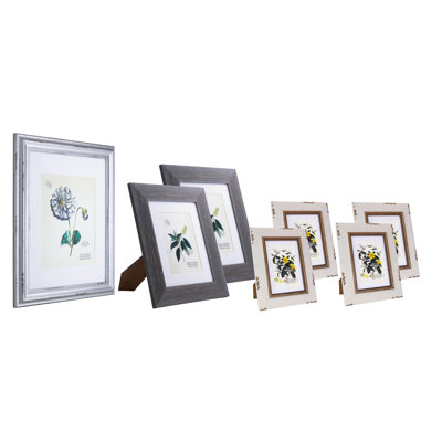 Elisabeth Beige and Silver Single Picture Frame