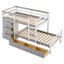 Loft Bunk Bed With Drawers And Ladder-1516591081