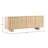 Ximena 87" Wide Sideboard, Light Natural