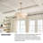 Graham Three-Light Semi-Flush Mount Ceiling Light w/ Faux Parchment Shades-55175298