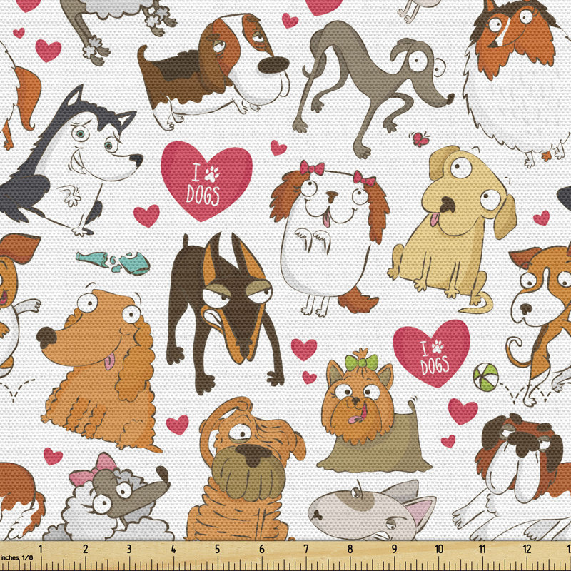 fab_50122 Tissu pour chien, l 58 po x L 180 po