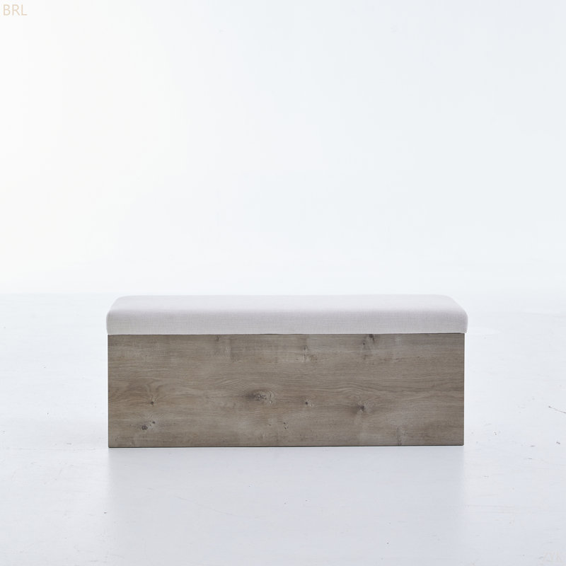 Banc de rangement rembourré Shelton