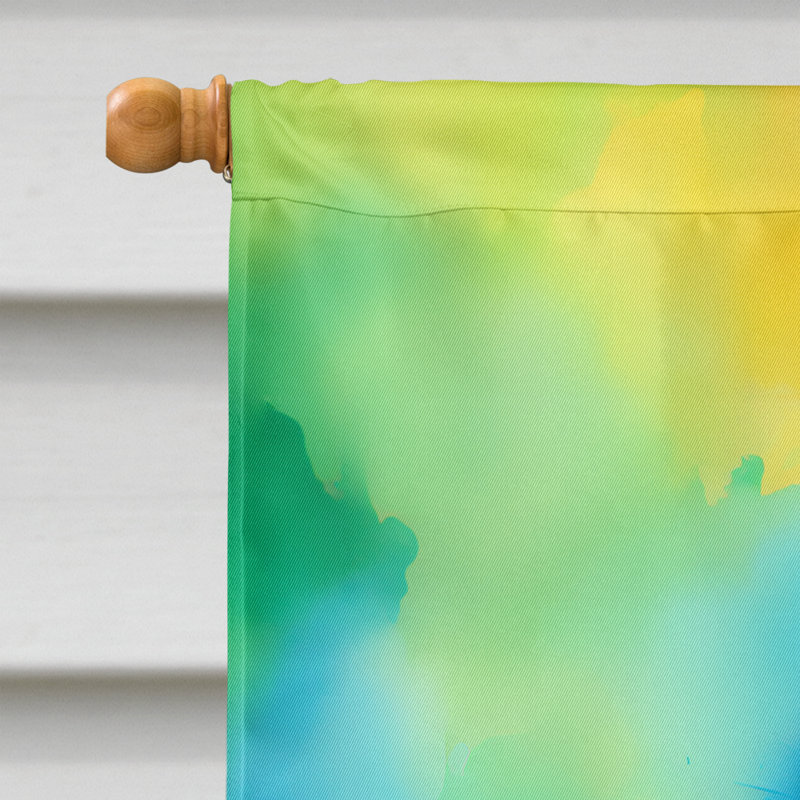Drapeau de maison de coq hippie