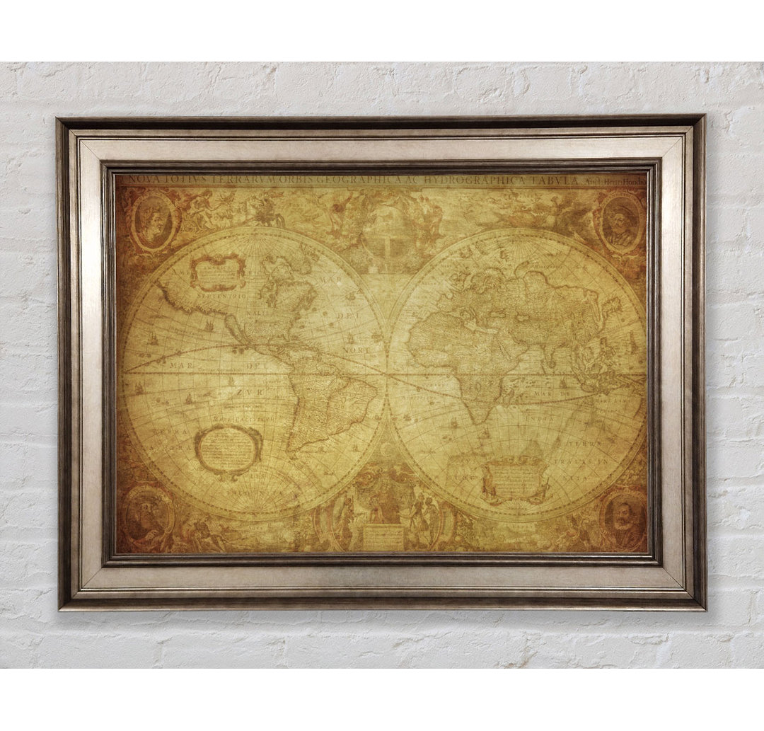 The Map Of The World Vintage