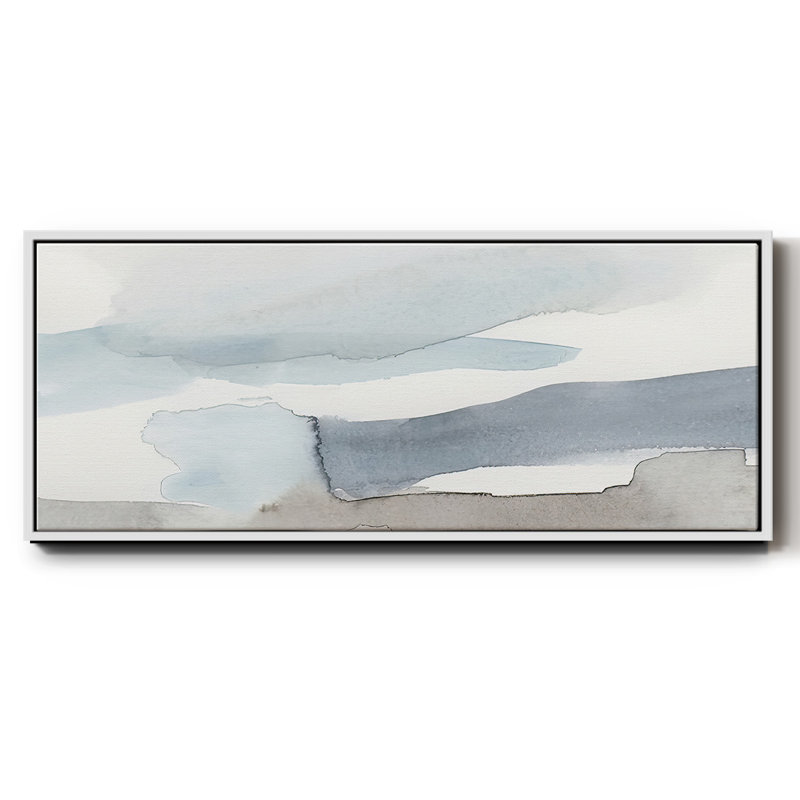 Coastal Tones II - toile encadrée, H 20 po x l 50 po