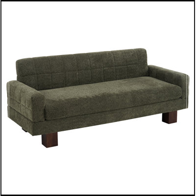 Sofa with Square Arms and sturdy legs