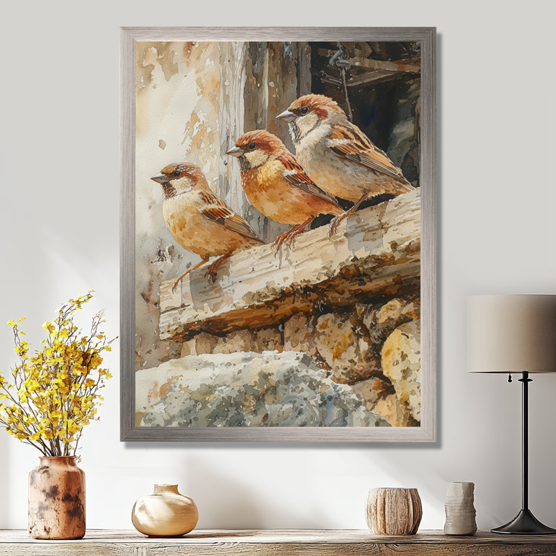 Fyffe - Animals Wall Art, Argent argent, H 32 po x l 24 po, Reproduction encadrée d'une seule photo