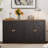 Carville 59" Buffet Sideboard with Adjustable Shelves, Mid-Century Coffee Bar Table For Living Room, Dinning Room-1261241682