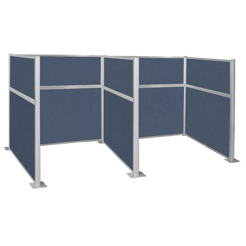 Panneau de configuration pré-configuré - armoire en forme de W, Bleu