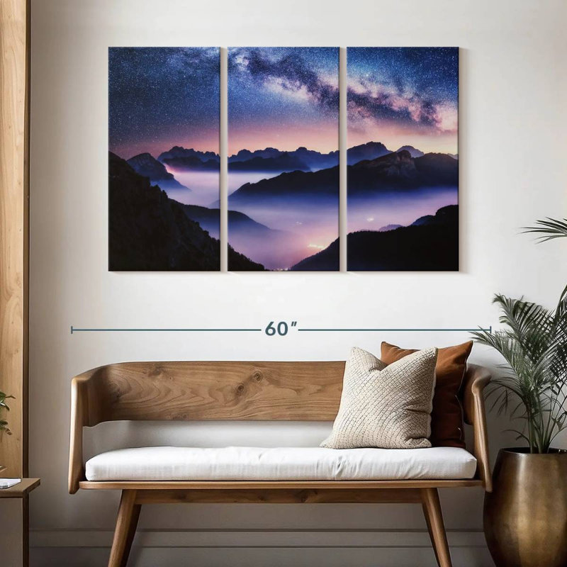 Oberle Bright Starry Night, 32" H x 50" W
