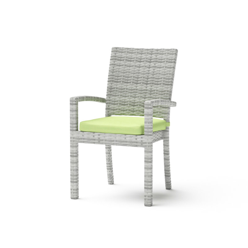 Chaises de patio Fionnula Sunbrella, Toile spa Sunbrella®, Gris