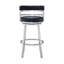 Tabouret de comptoir pivotant avec structure en métal HomeRoots