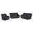 LIAM BLACK GLIDER RECLINER