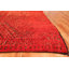 Tapis marocain rouge berbère double face rétro
