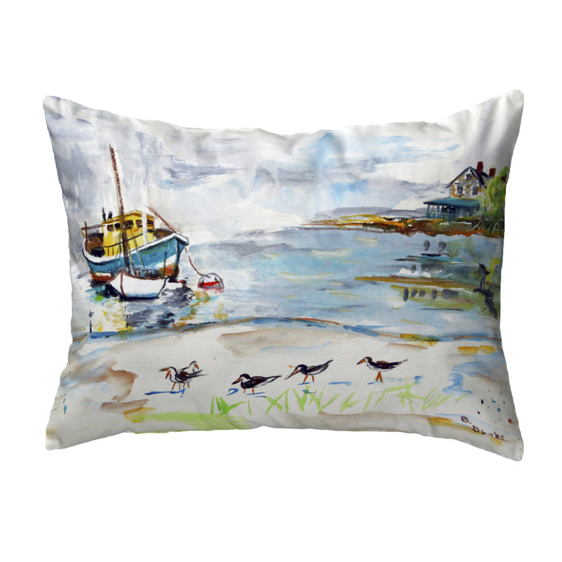 Coussin lombaire intérieur / extérieur Boat and Sandpipers