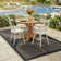 Narze Modern Easy Jute Machine Washable Outdoor Rug with Non-Slip Backing for Ptio Backyard, Deck, Beside Swimming Pool