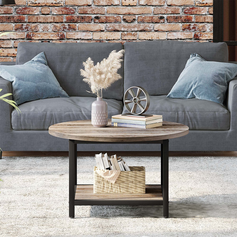 Amarilda Coffee Table with Storage, Beige